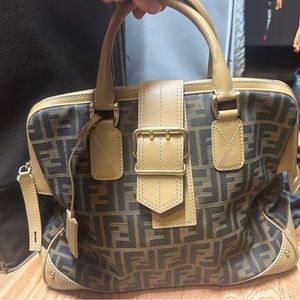 Fendi Zucca Canvas Large bag vintage